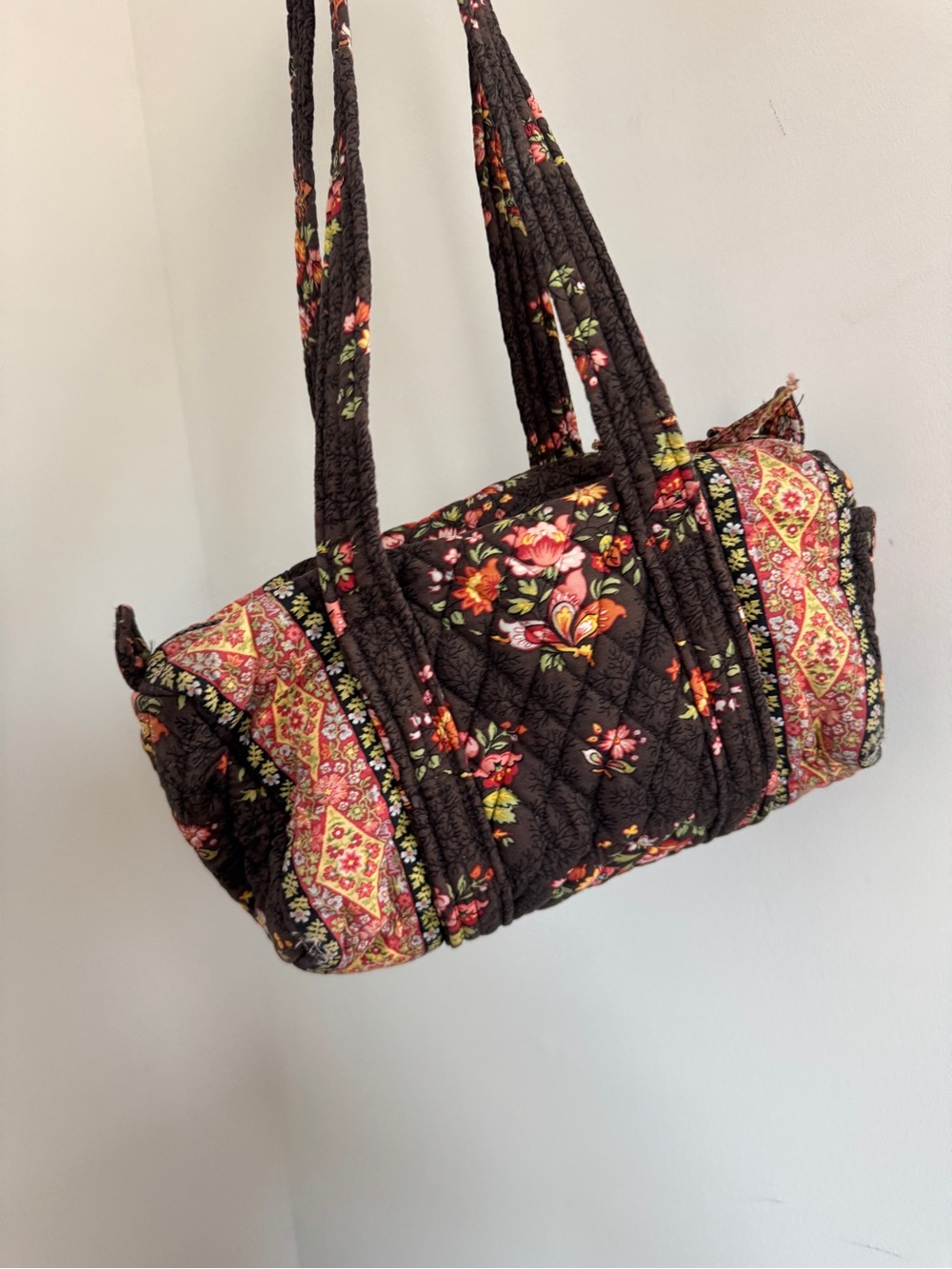 Vera Bradley Quilted Floral Shoulder Bag